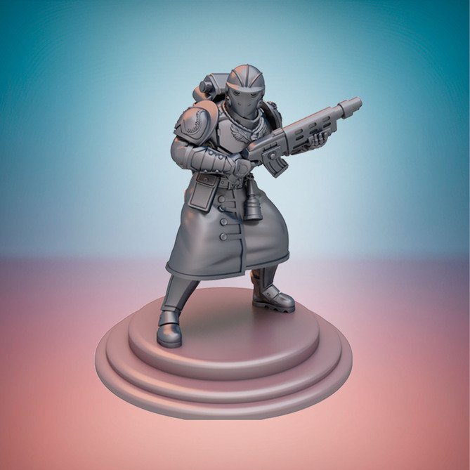 Miniature: Sanctus Manipulus: Guardsmen (Shotguns)