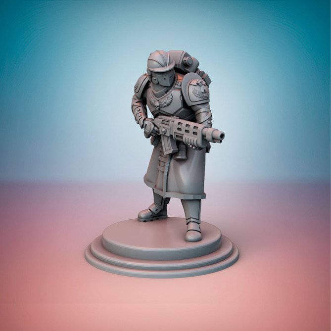 Miniature: Sanctus Manipulus: Guardsmen (Shotguns)