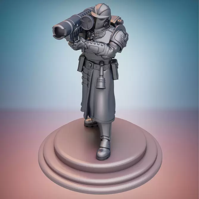 Miniature: Sanctus Manipulus Rocket Launcher Team A