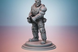 Miniature: Space Ogres Chargers