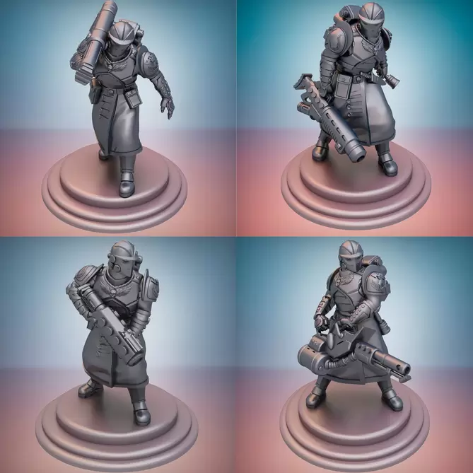 Miniature: Veterans Strike Team