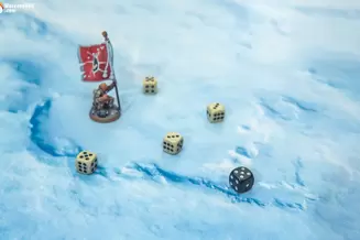 Battle mat: Blood bowl - Iced Bowl