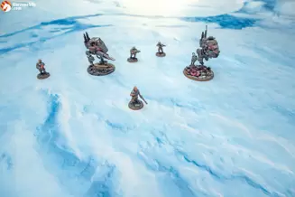 Battle mat: Blood bowl - Iced Bowl