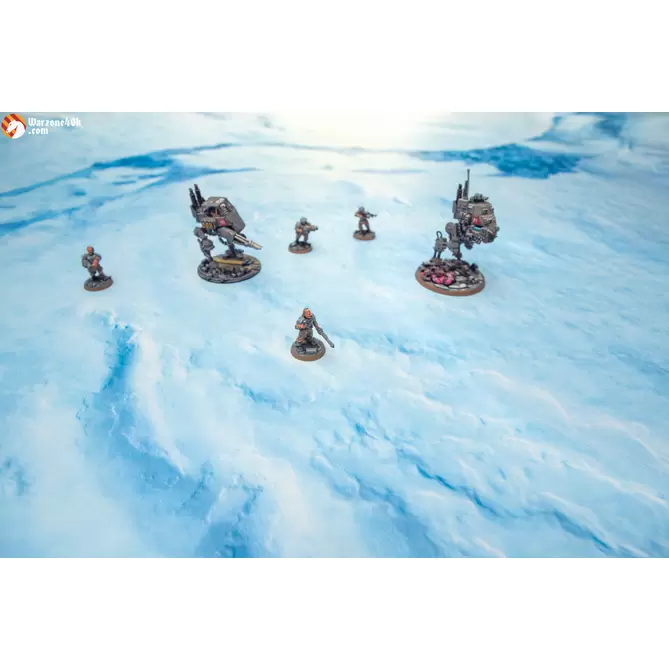 Battle mat: Blood bowl - Iced Bowl