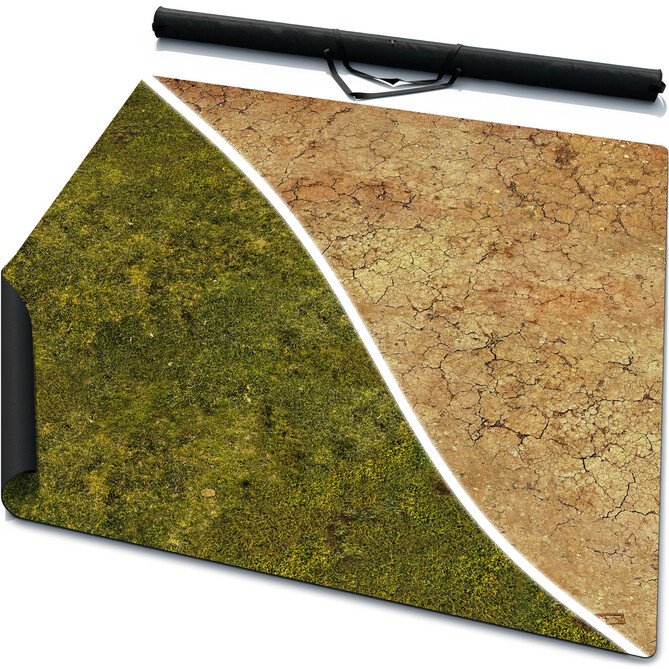 3 x 3 feet Double-Sided Mouse Pad Rubber Battle Mat: Meadows + Saraha + Bag from USA warehouse