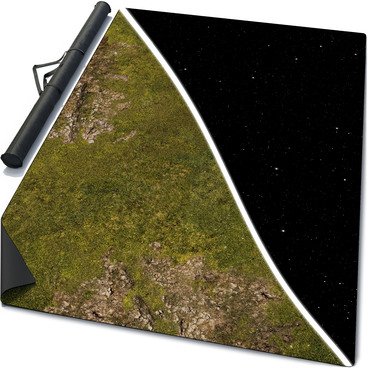 Double-Sided 6 x 4 feet Rubber Battle Mat: Homeland - Starfield