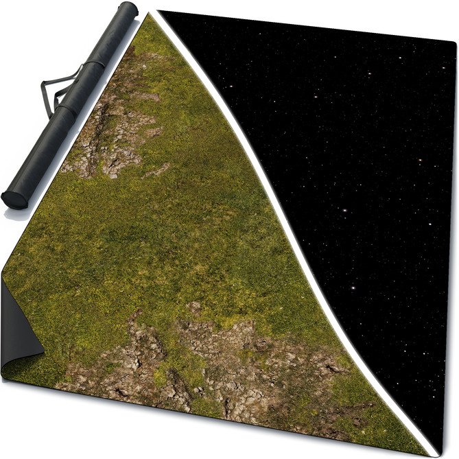 Double-Sided 6 x 4 feet Rubber Battle Mat: Homeland - Starfield