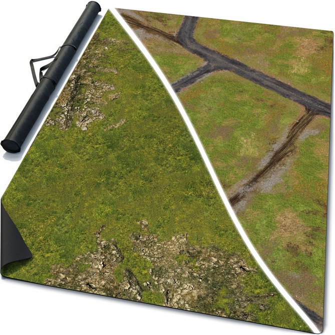 6 x 4 feet Double-Sided Mouse Pad Rubber Battle Mat: Normandy - Homeland