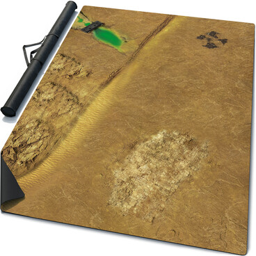 4 x 4 feet Double-Sided Mouse Pad Rubber Battle Mat: Incorporation + Saraha + Bag