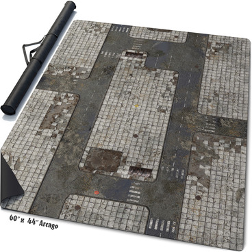 Double-sided 60 x 44 inch Battle Mat: Arcago - Zolototgrad (Ткань)