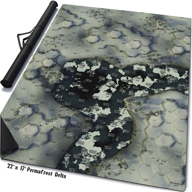 Battle Mat: Permafrost Delta