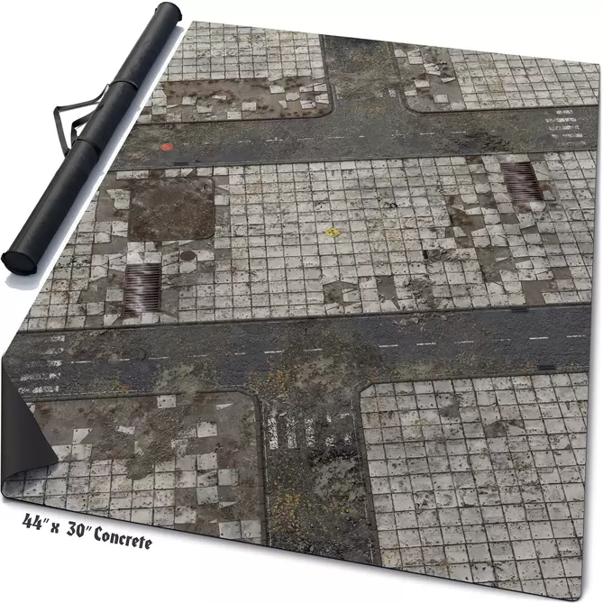 Battle mat: Concrete