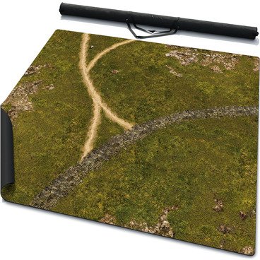 Double-sided 3 x 3 feet Rubber Battle Mat: Homeland - Noctubalt (MousePad)