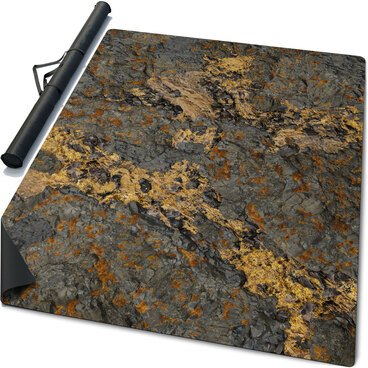 Double-sided 60x44 inch Fabric Battle Mat: Highlander - Cobblestone Center (Fabric)
