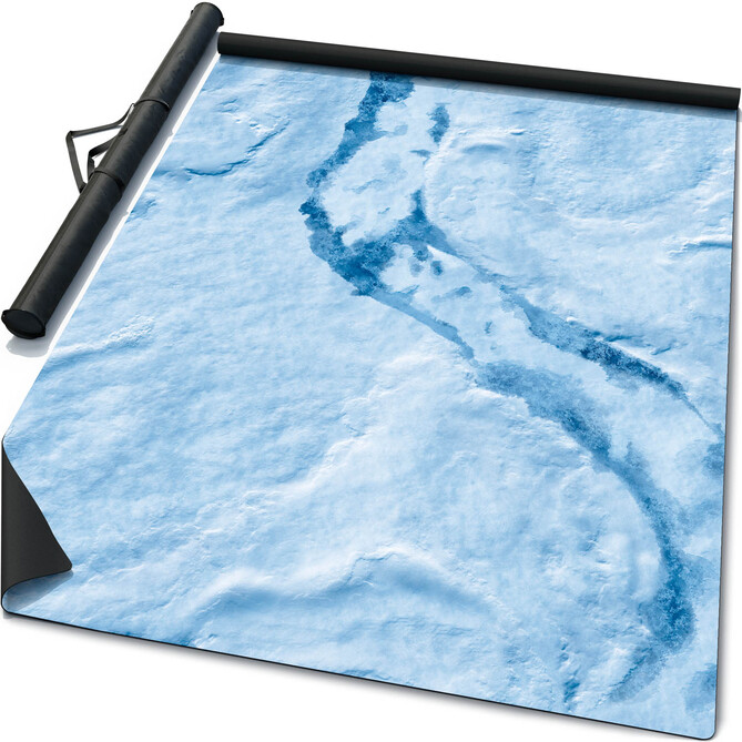 8 x 4 feet Fabric Battle Mat: Iced Earth