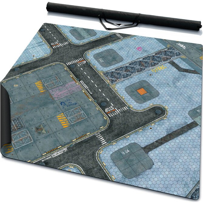 4 x 4 feet Double-Sided Mouse Pad Rubber Battle Mat: Incorporation + Saraha + Bag from USA warehouse