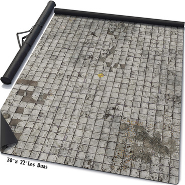 Double-sided 30x22 inch Fabric Battle Mat: Los Duas - Hagland (Ткань)
