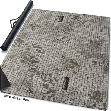 Double-sided 60 x 44 inch Battle Mat: Los Duas - Homeland (Ткань)