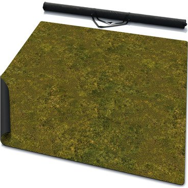 3’ x 3’ Mouse Pad Rubber Battle Mat: Meadows + Bag