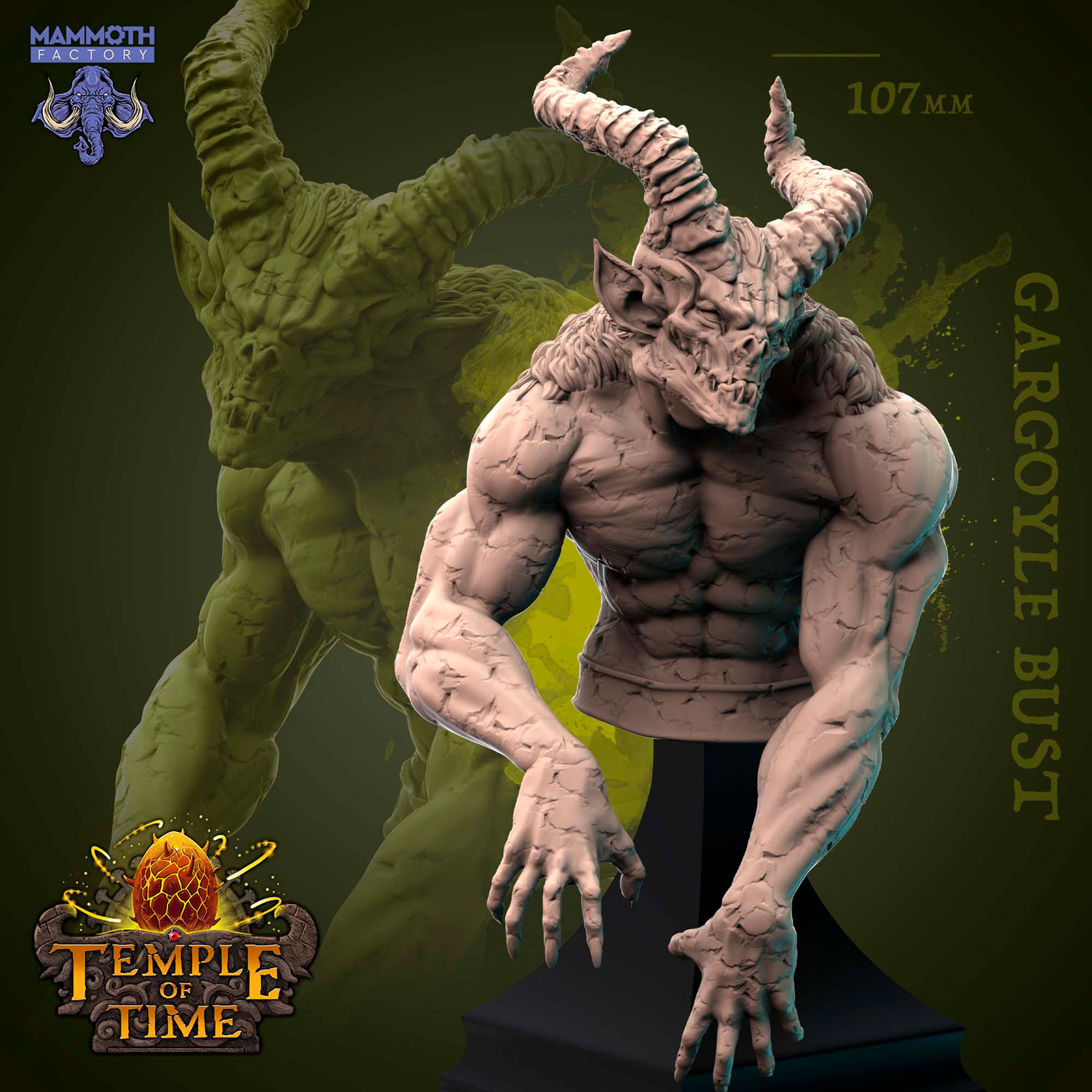 Gargoyle Bust - Магазин Фэнтезийных Warhammer Миниатюр для Настольных Игр