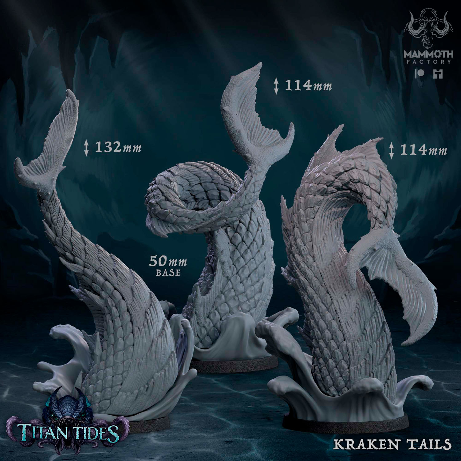 Storm Titan Kraken Tails - Купить Фэнтезийных 40K Миниатюр для Варгеймов