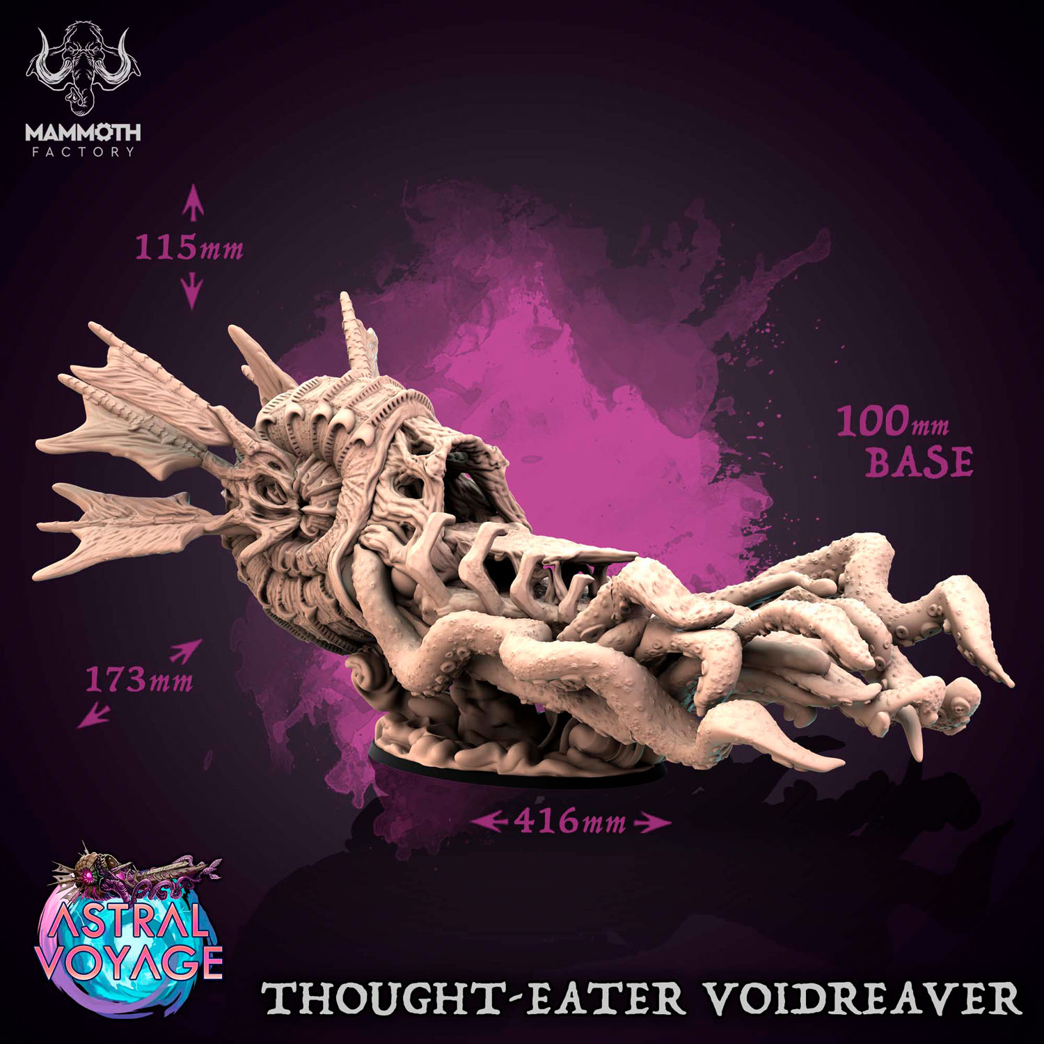 Thought Eater Voidreaver - Производство Фентези 40K Миниатюр для Ролевых Игр