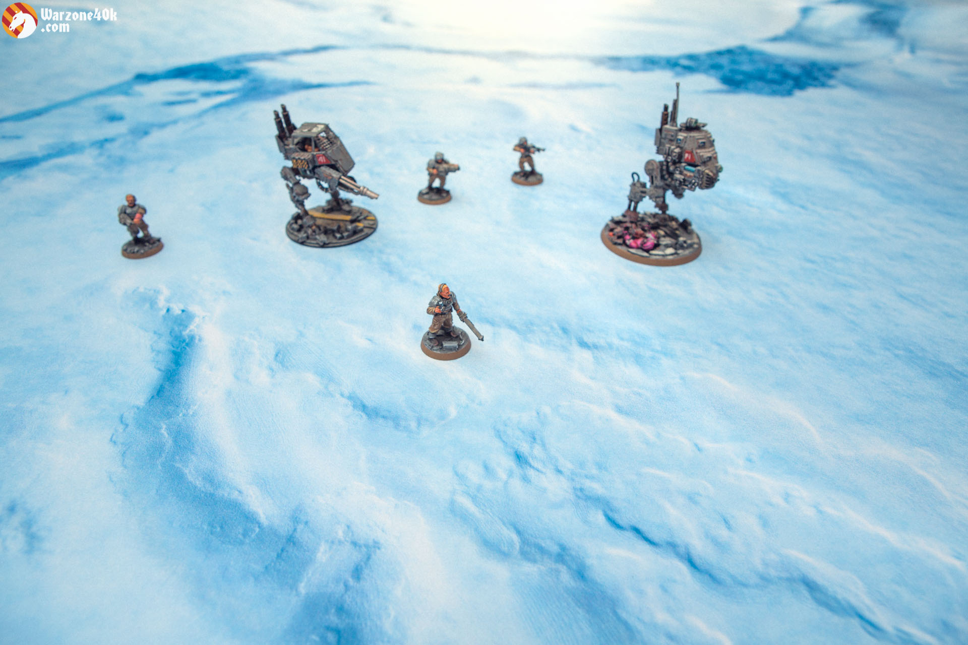 Frozen game mat for Guild Ball